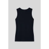 Lacivert Slim Fit Basic O Yaka Sıfır Kol Kadın Atlet - 97313