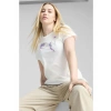 Puma Graphics Floral Cat Logo Beyaz Kadın Tişört 68508102