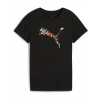 Puma Graphics Floral Cat Logo Tee Kadın Spor Tişört 68508101