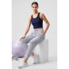 Taş Cepli Standart Kalıp Kadın Yoga Pantolon - 94677