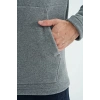 Tommy Life  Erkek Kapşonlu Sweat Antrasit ART-88301