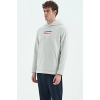 Tommy Life Erkek Kapşonlu Sweat Taş ART-88301