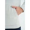 Tommy Life Erkek Kapşonlu Sweat Taş ART-88301