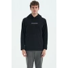 Tommy Life  Erkek Kapşonlu Sweat Siyah ART-88301