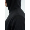 Tommy Life  Erkek Kapşonlu Sweat Siyah ART-88301