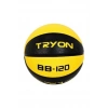 Tryon BB-120 Kauçuk Basketbol Topu 7 Numara Sarı Siyah