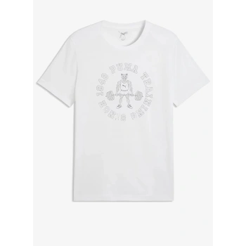 Puma Graphic Tee 2 Erkek Tişört Beyaz 52853102