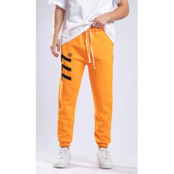 Chatca Erkek 3 İplik Şardonlu Turuncu Sweatpant K-575