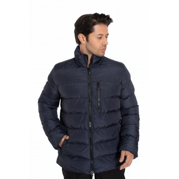 Crozwise Erkek Dolumlu Mont Lacivert 5032- 01