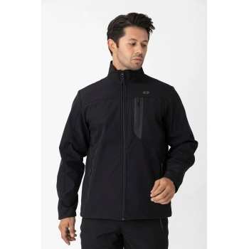Crozwise Erkek SOFTSHELL Mont Siyah 5039-10