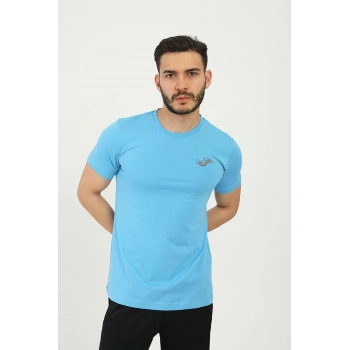 JOMA Erkek Günlük T-Shirt Rush Mavi 4231116