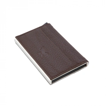 Karali Hakiki Deri Kartlık Kahve K578-2