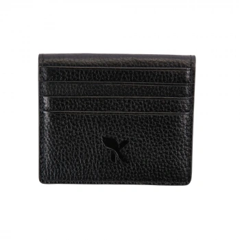 Karalı Hakiki Deri Kartlık Siyah K593-1