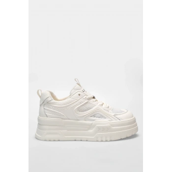 LUFİAN 121230033 TOMRİS BAYAN BEYAZ SNEAKER AYAKKABI