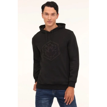 Lumberjack A10188949208010 Siyah Erkek Sweatshirt