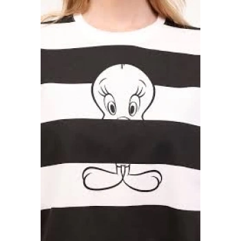 LUMBERJACK WL LIMA 11GFL977 4FX Ekru Kadın Kısa Kol T-Shirt 101643415