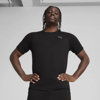 Puma Run Tri-Blend Siyah Erkek Tişörtü 52660301