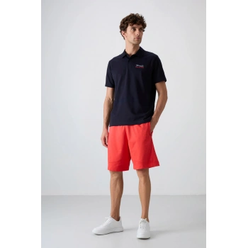 Tommy Life Fiesta Pamuklu Kalın Yumuşak Dokulu Comfort Fit Baskılı Erkek Şort - 81265