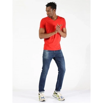 Twister Ets 1827 036 Bordo Erkek Slim Fit T-Shirt