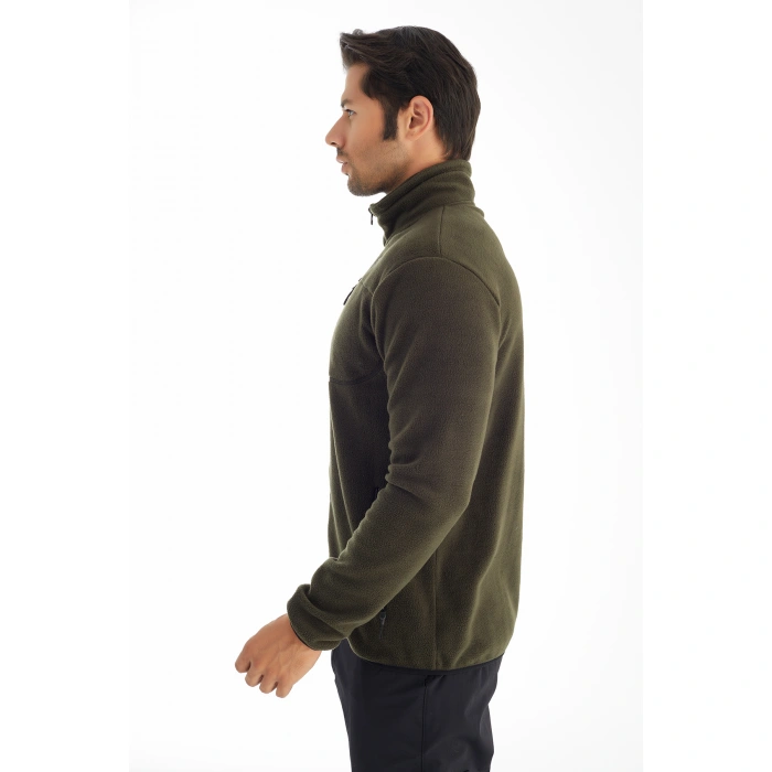 CROZWİSE TAM FERMUARLI SWEAT 6037-04 YEŞİL