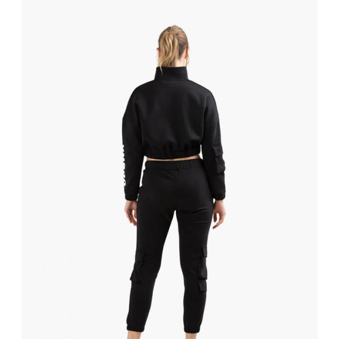 Umbro Pyra Track Suit Kadın Siyah Pamuklu Eşofman Takımı VA-0021