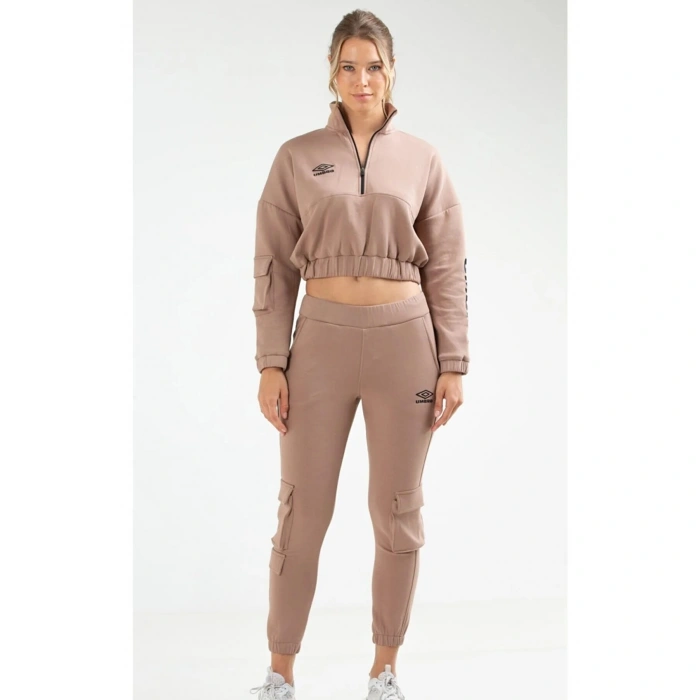 Umbro Va-0021 Camel Pyra Track Suit Kadın Takım