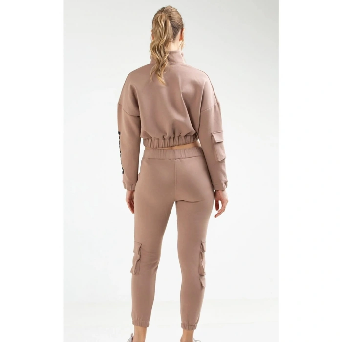 Umbro Va-0021 Camel Pyra Track Suit Kadın Takım