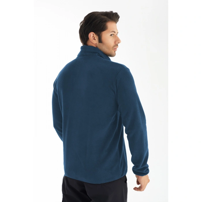 CROZWİSE POLAR YARIM FERMUARLI SWEAT TURKUAZ MAVİ 6036-11