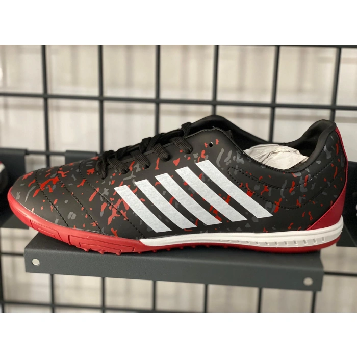 MP Erkek Bağcıklı siyah kırmızı Halı saha Ayakkabı 221-2406MR 400