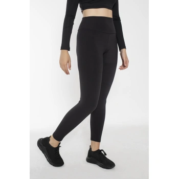 Crozwise Polarlı Bayan Tayt Siyah 3198