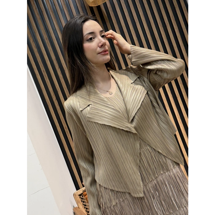 Vera Pliseli 2’li Takım Elbise