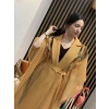 Taş İşlemeli File Abaya (Camel)