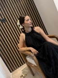 Livia Dantel Detaylı Uzun Elbise