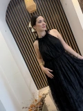 Livia Dantel Detaylı Uzun Elbise