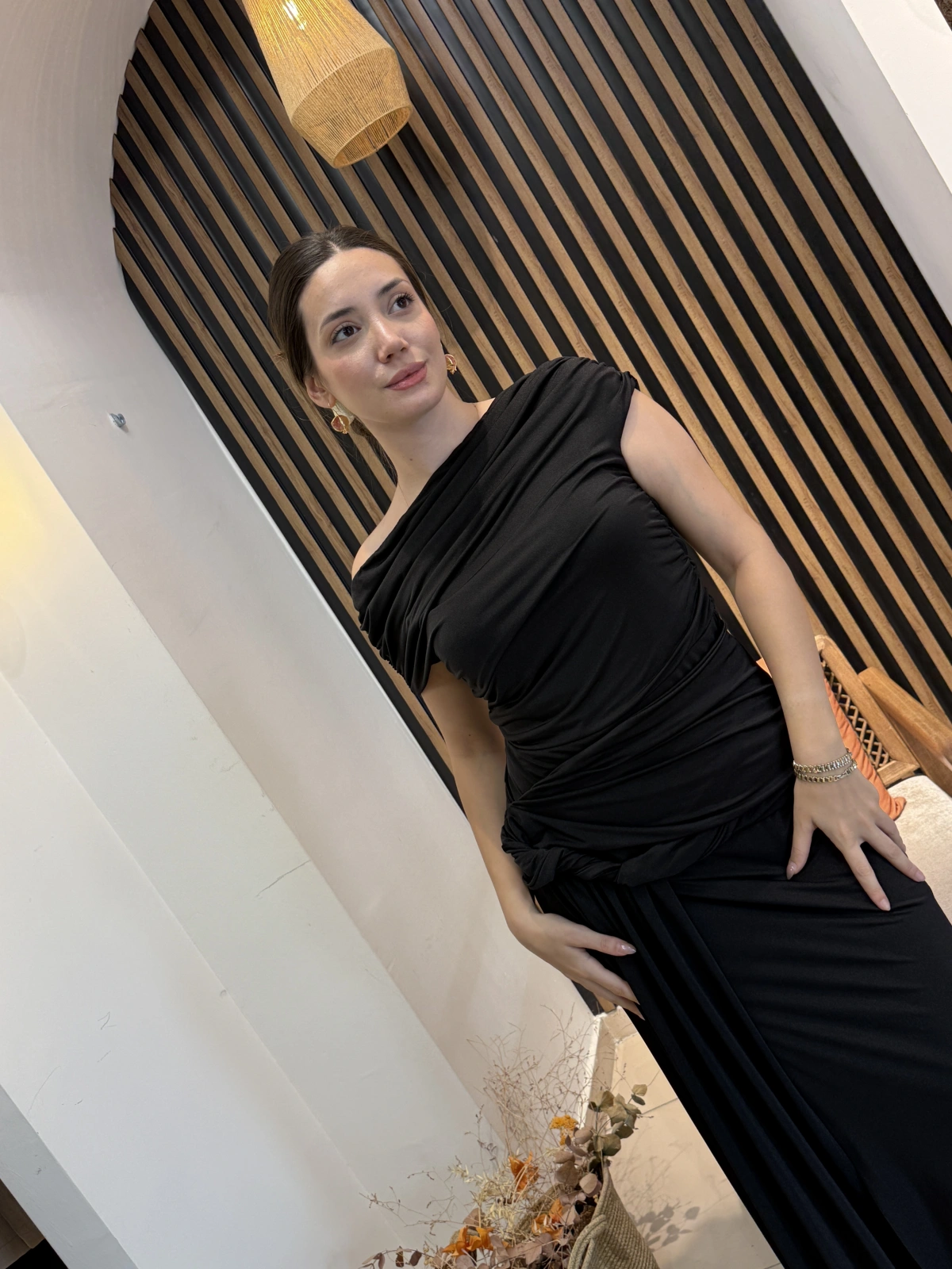 Mila Siyah Elbise
