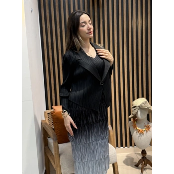 Vera Pliseli 2’li Takım Elbise