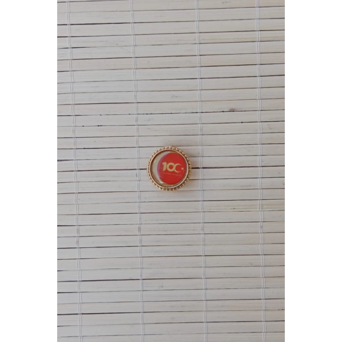 100. yil rozeti ceket yaka ignesi yaka rozeti