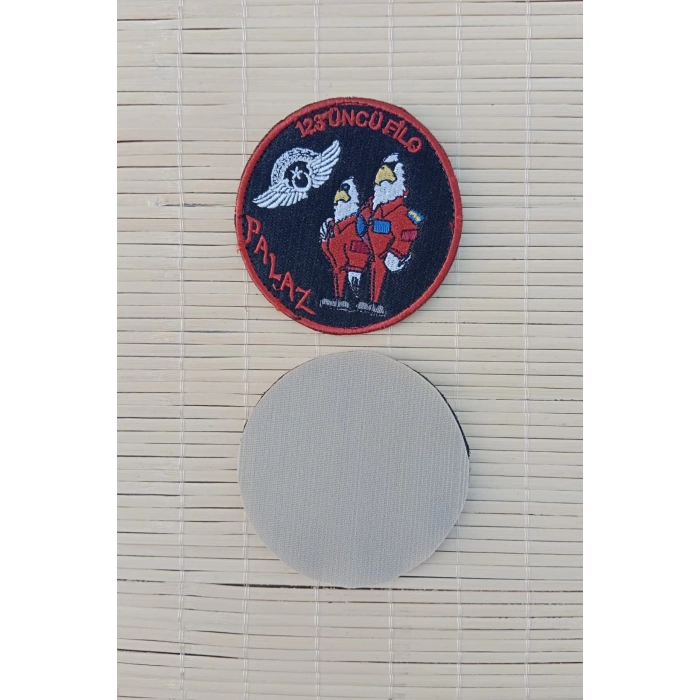 123.cu filo palaz siyah zemin nakis islemeli arma patch pec