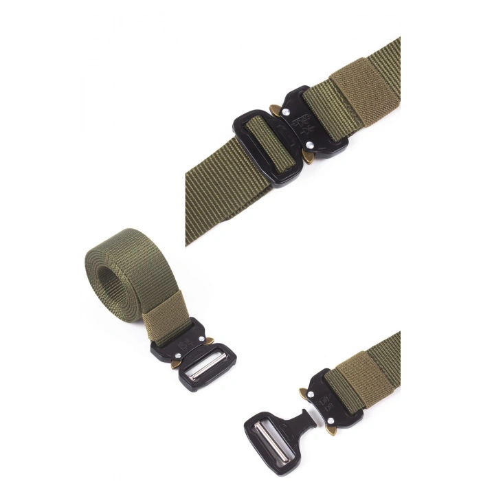 125 cm kobra model haki renkli orjinal 5.11 tactical plastik tokali kaliteli taktik kemer palaska