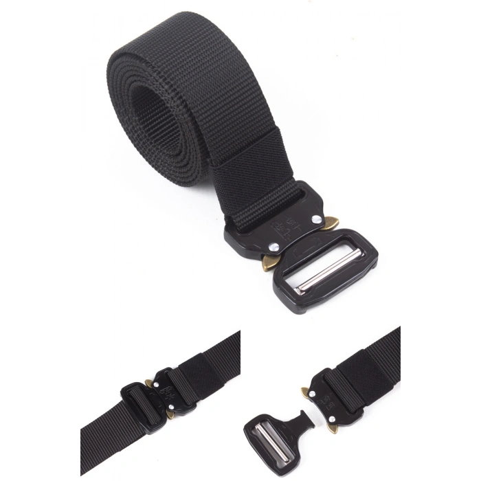 125 cm kobra model siyah renkli orjinal 5.11 tactical metal tokali kaliteli taktik kemer palaska