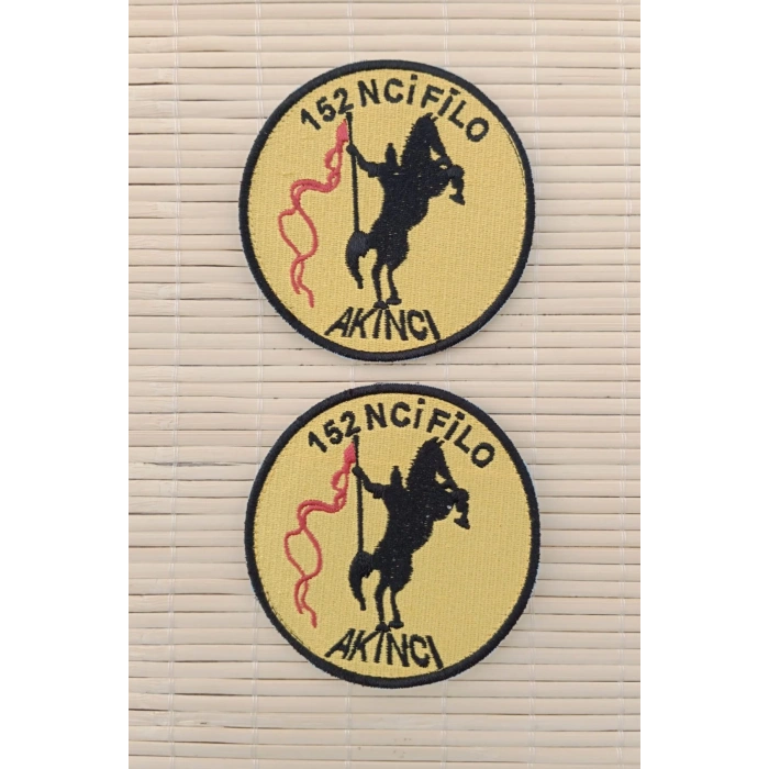 152 nci filo akinci yazili nakis islemeli arma patch pec
