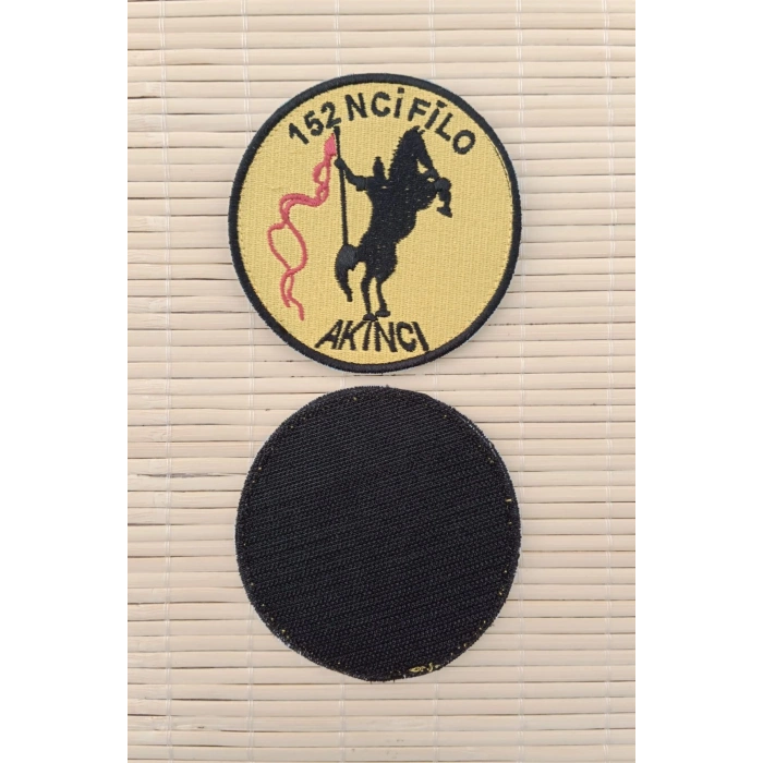 152 nci filo akinci yazili nakis islemeli arma patch pec
