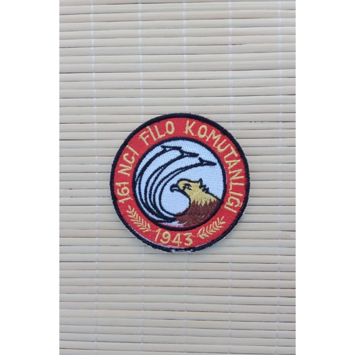 161 nci fFilo Komutanligi 1943 Ozel Tasarim Logolu Nakis islemeli Arma