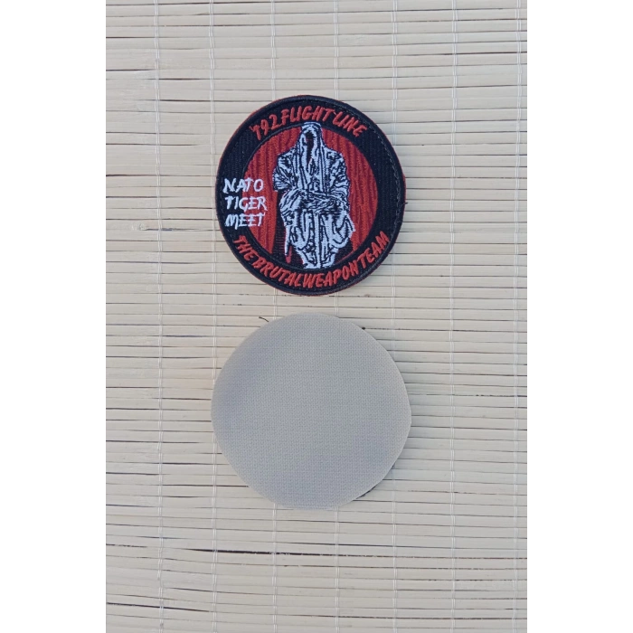 192. flight line nato tiger meet the brutal weaponteam nakis islemeli arma patch pec
