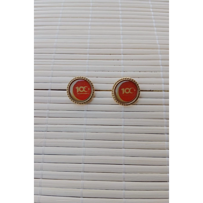 2 adet 100. yil rozeti Sarrafiyeli Taki ceket yaka ignesi yaka rozeti