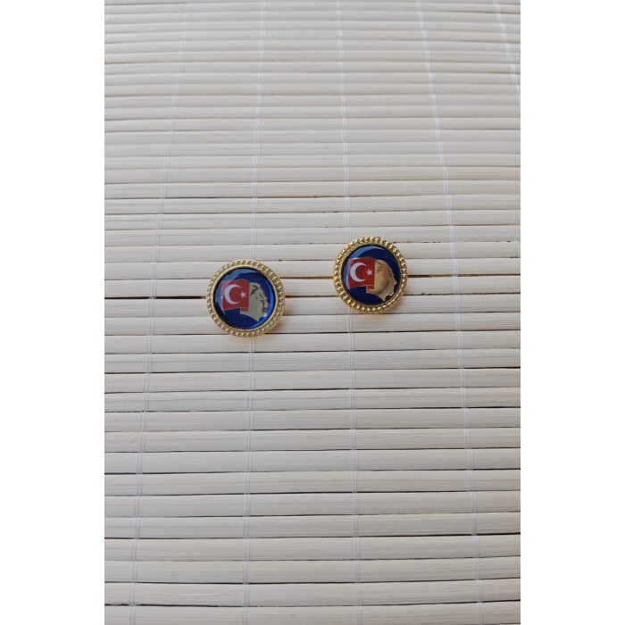 2 Adet Ata rozeti Sarrafiyeli Taki ceket yaka ignesi yaka rozeti