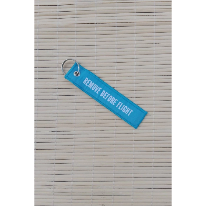 2 Adet F-35 A Remove Before Flight Joint Strike Fighter Yazili Mavi Beyaz Nakis islemeli Bez Anahtarlik