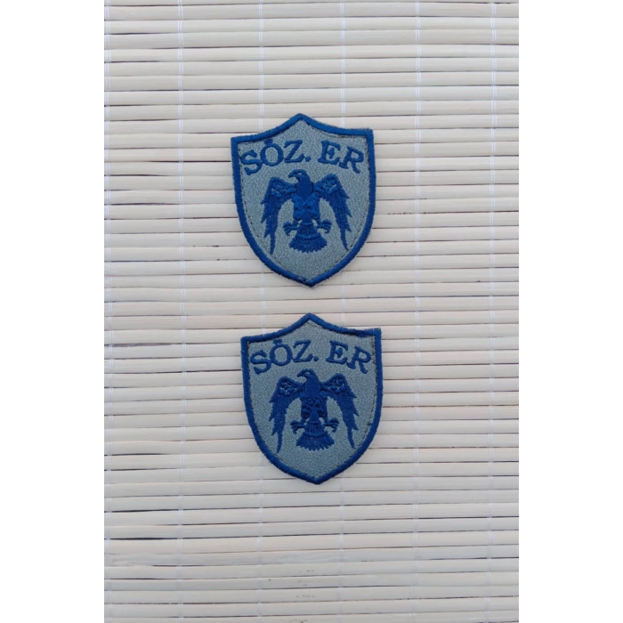 2 Adet Hava Kuvvetleri Gri Zemin Kartal Nakisli Sozer Yazili Mini Tisort Rutbesi