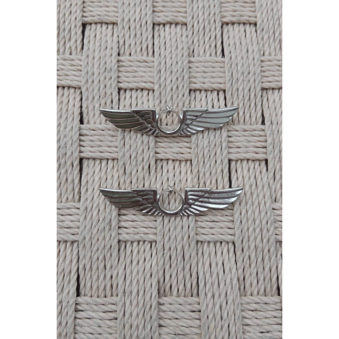 2 Adet Hava Kuvvetleri hava pilot metal gogus brovesi