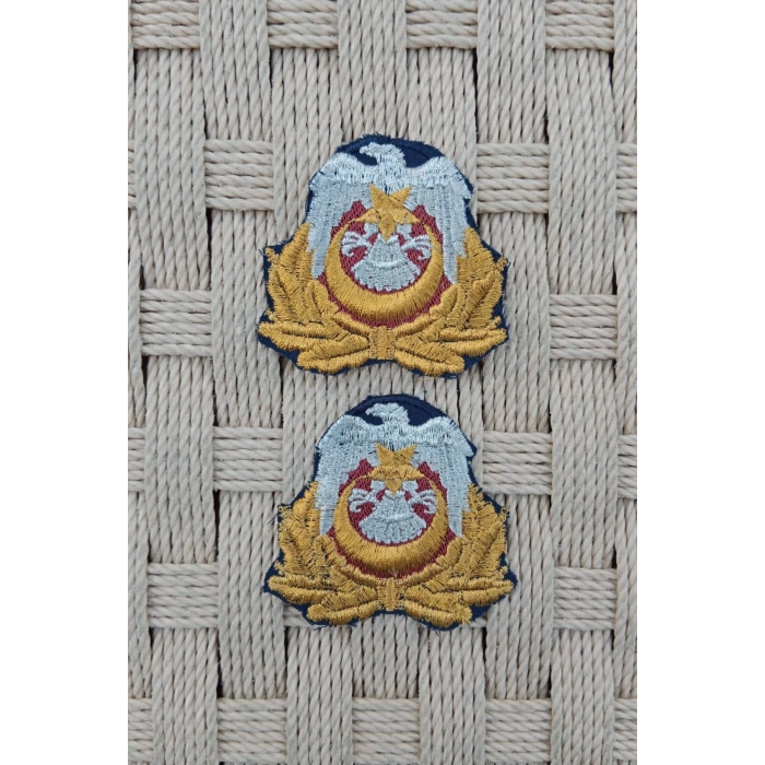 2 Adet Hava Kuvvetleri Subay saglik harici sapka kokarti